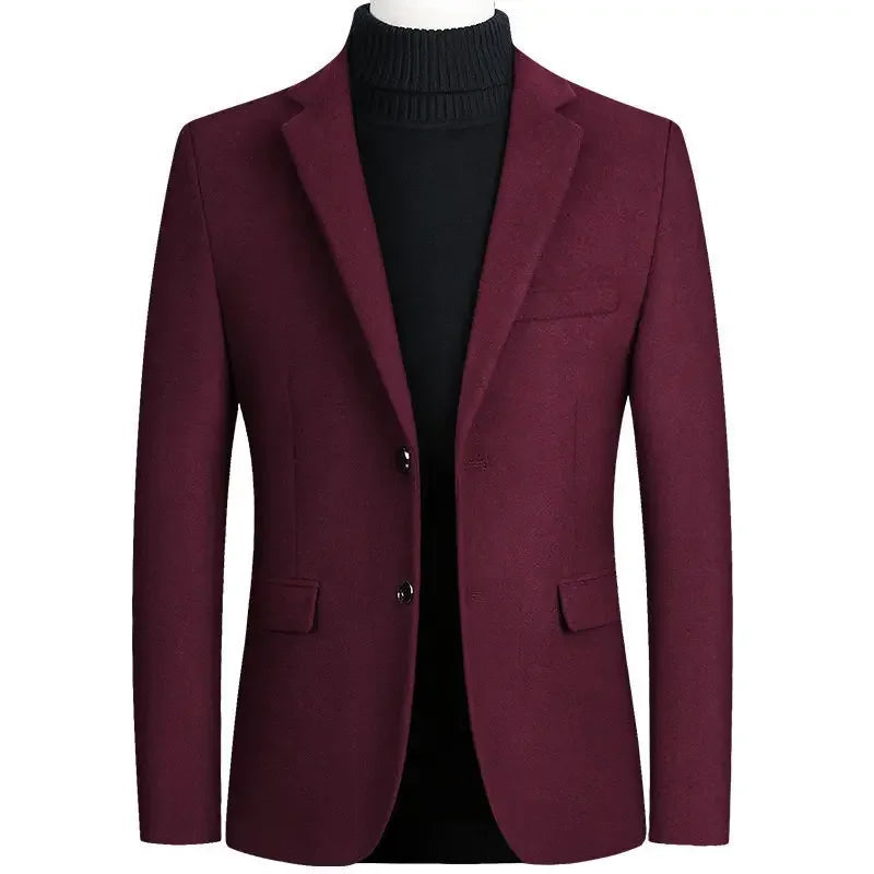 Blazer de lã elegante