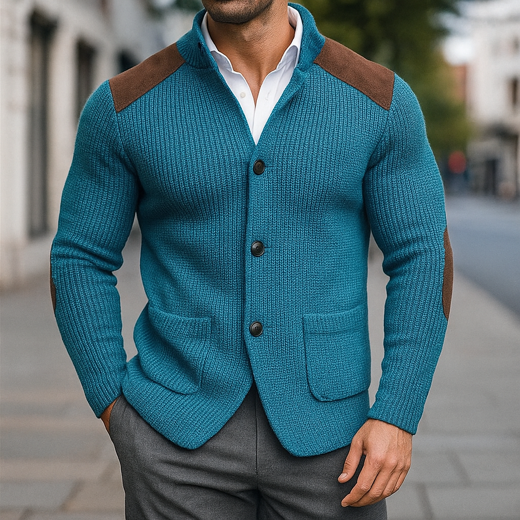 Blazer de malha elegante
