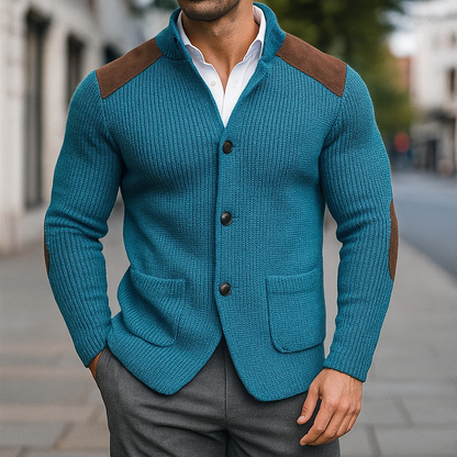 Blazer de malha elegante