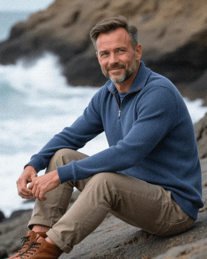 Camisola com fecho de correr Diego