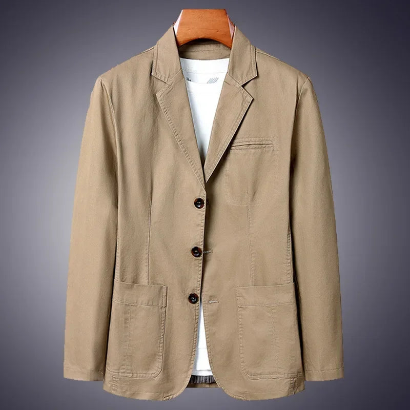 Blazer de algodão elegante