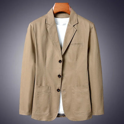 Blazer de algodão elegante
