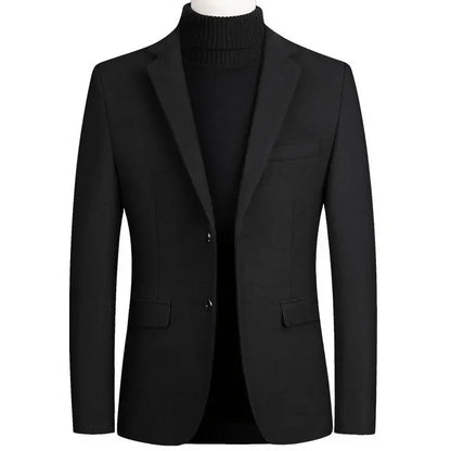Blazer de lã elegante