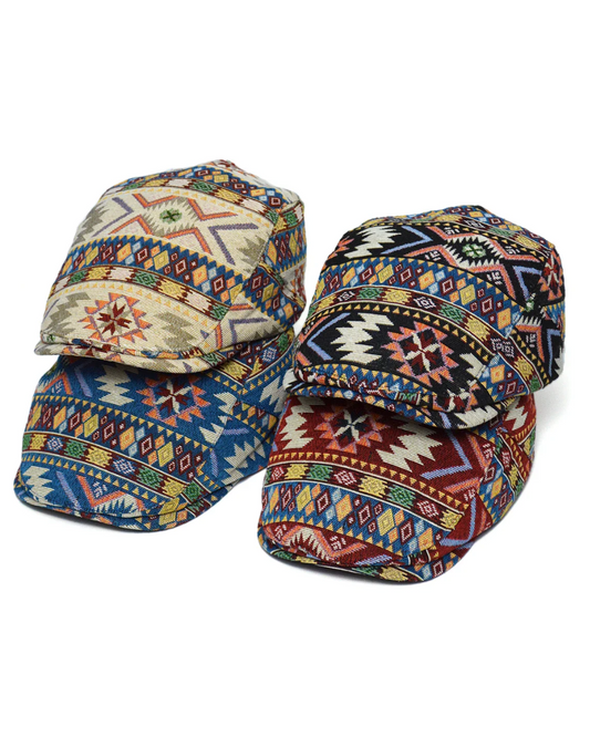 Boné vintage colorido
